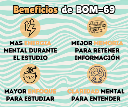 BOM-69 Potenciador Cerebral Para Estudiantes